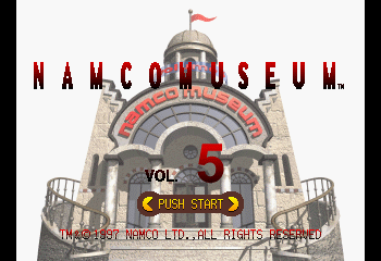 Namco Museum Vol. 5 Title Screen